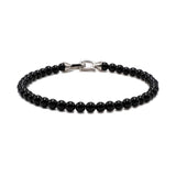 Protection Black Onyx Bracelet 4mm for men（matt）