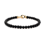 Protection Black Onyx Bracelet 4mm for men（matt）