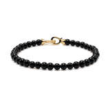 Protection Black Onyx Bracelet 4mm for men（matt）
