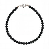 Protection Black Onyx Bracelet 4mm for men（matt）