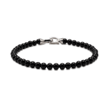 Protection Black Onyx Bracelet 4mm for men（matt）