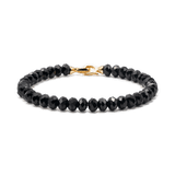 Protection Black Onyx Bracelet 4x6mm for men