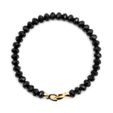 Protection Black Onyx Bracelet 4x6mm for men