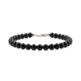 Protection Black Onyx Bracelet 6mm for men