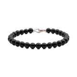 Protection Black Onyx Bracelet 6mm for men