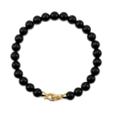 Protection Black Onyx Bracelet 6mm for men