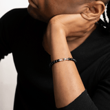 Protection Black Onyx Bracelet 6mm for men（matt）