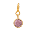 Protection Lavender Pink Zircon Charm