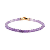 Spirituality  Amethyst February Birthstone Bracelet 4x4mm for men