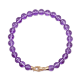 Spirituality  Amethyst February Birthstone Bracelet 6mm for men