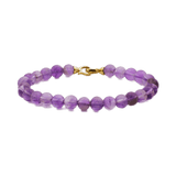 Spirituality  Amethyst February Birthstone Bracelet 6mm for men