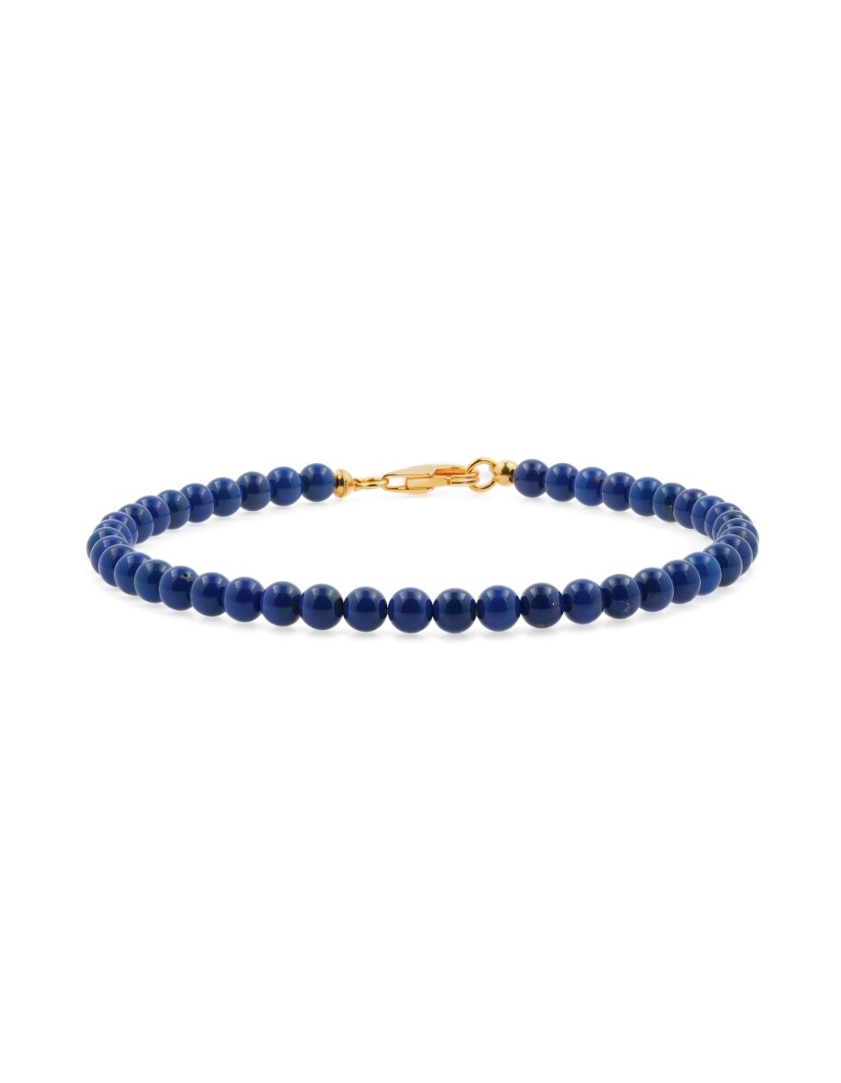 Spirituality Lapis Lazuli Bracelet 4mm for Men