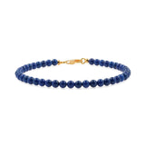 Spirituality  Lapis Lazuli Bracelet 4mm for men