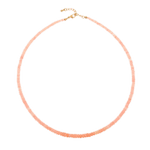 Success Orange Opal Faceted Dainty Necklace with 925 sterling silver clasp, radiating warmth and creativity.