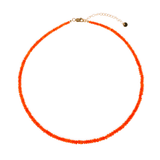 Success Orange Opal Faceted Necklace