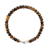 Success Yellow Tiger’s Eye Bracelet 4x6mm for men