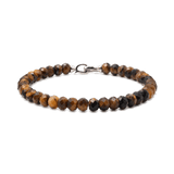 Success Yellow Tiger’s Eye Bracelet 4x6mm for men