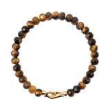 Success Yellow Tiger’s Eye Bracelet 4x6mm for men