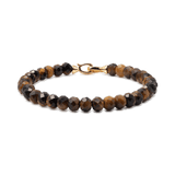Success Yellow Tiger’s Eye Bracelet 4x6mm for men
