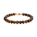 Success Yellow Tiger’s Eye Bracelet 6mm for men