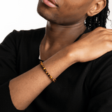Success Yellow Tiger’s Eye Bracelet 6mm for men