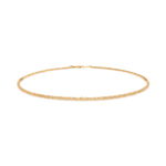 Wealth Yellow Sapphire Faceted Dainty Necklace with 925 sterling silver clasp, symbolizing prosperity and confidence.